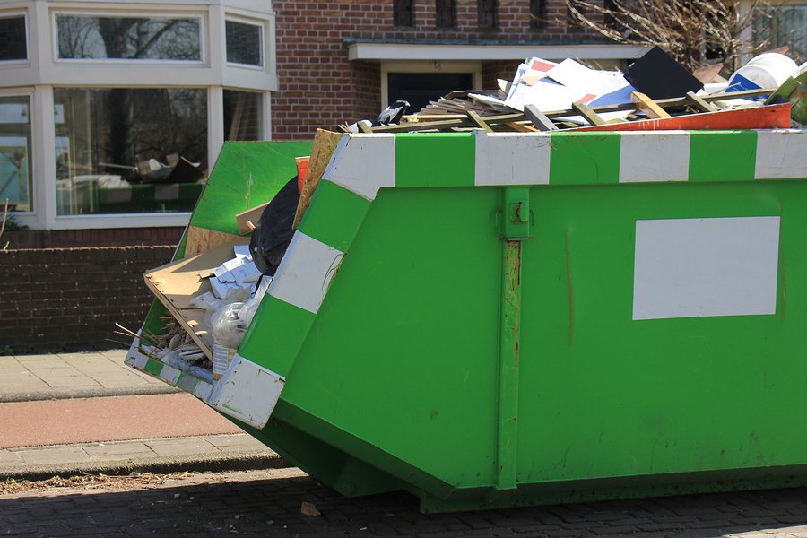 Loaded Dumpster